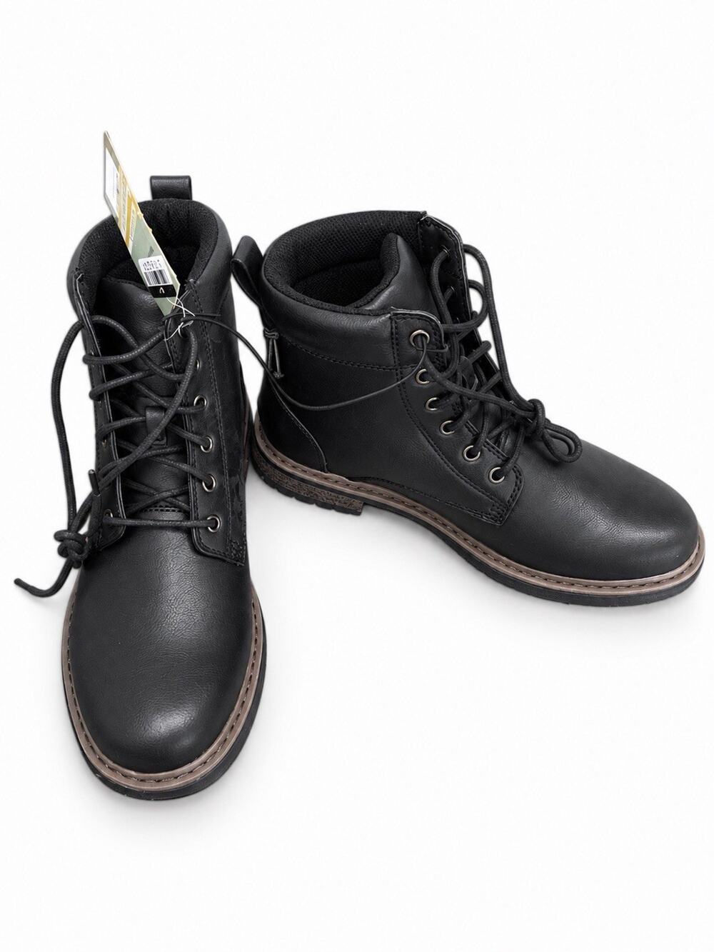 Goodfellow & Co Men’s Jeffrey Combat Boots Size 7 Black Lace Up NWT